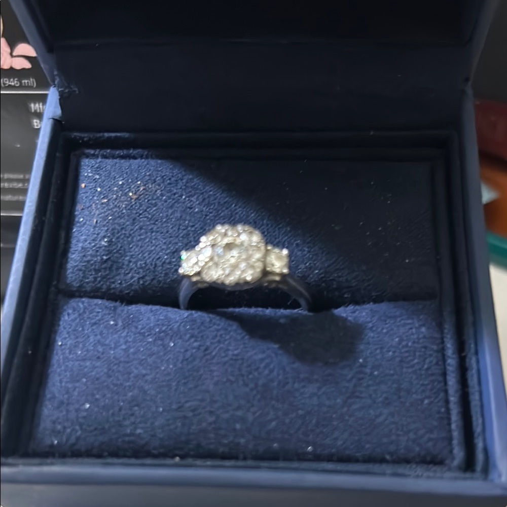 Women's Platinum and Diamond Ring